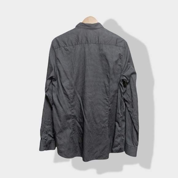 Ted Baker Long Sleeve Shirt Navy 6 - Picture 2 of 5